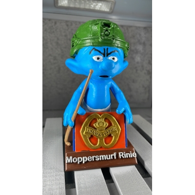 Moppersmurf gepersonaliseerd