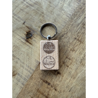 Houten sleutelhanger