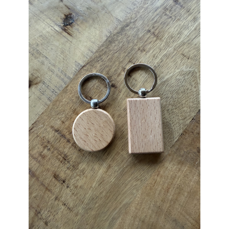Houten sleutelhanger