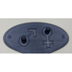 Huissleutel hanger (male/female)